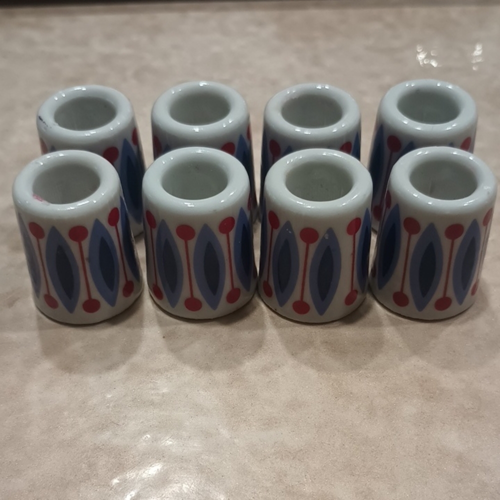 Set Of 8 Mini Candle Holders - Made In germany